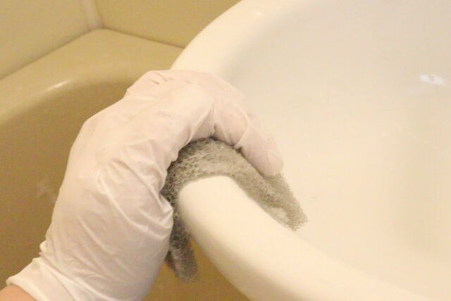 セリアの1day 使い切りバススポンジは泡立ち良好