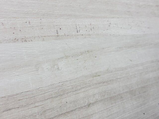 ダイソーの桐まな板を使って洗った後の状態