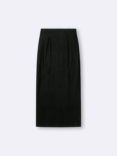 GUのベロアナローマキシスカート