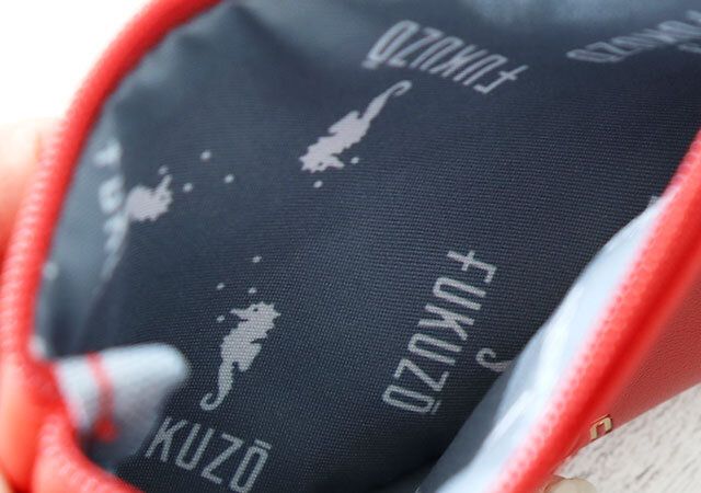 宝島社付録素敵なあの人1月号のフクゾーのストラップつきレザー調ポーチセット5