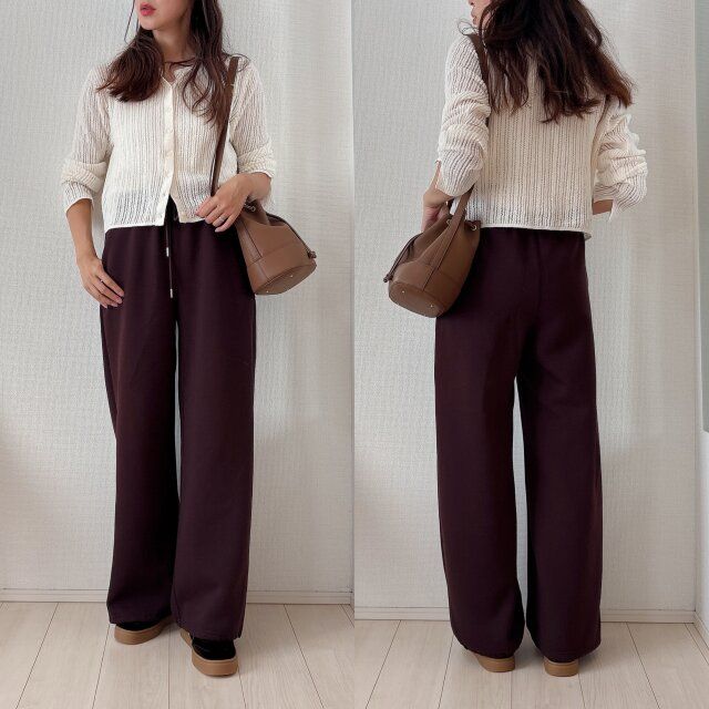 スウェパン合わせできれいめカジュアルに