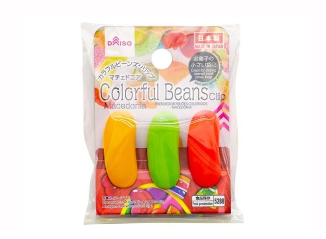 ダイソー カラフルビーンズクリップ（マチェドニア）