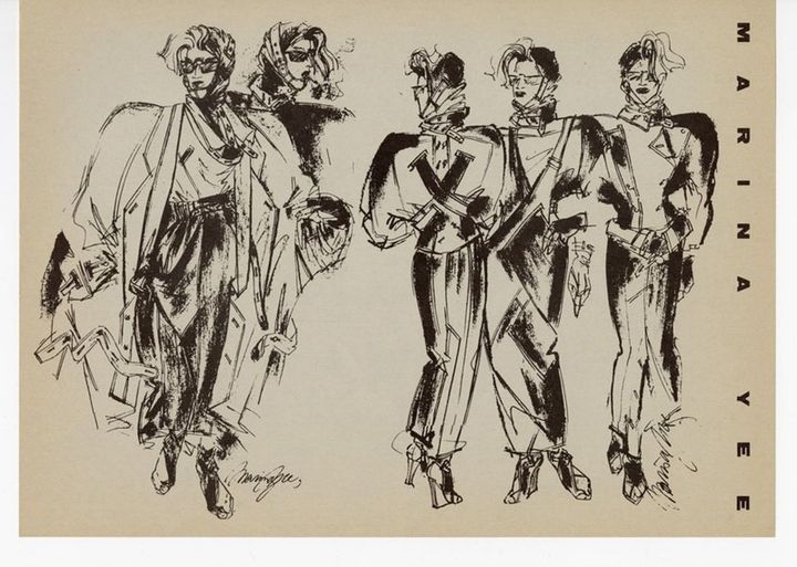 1980年代、バセッティでのスケッチ。