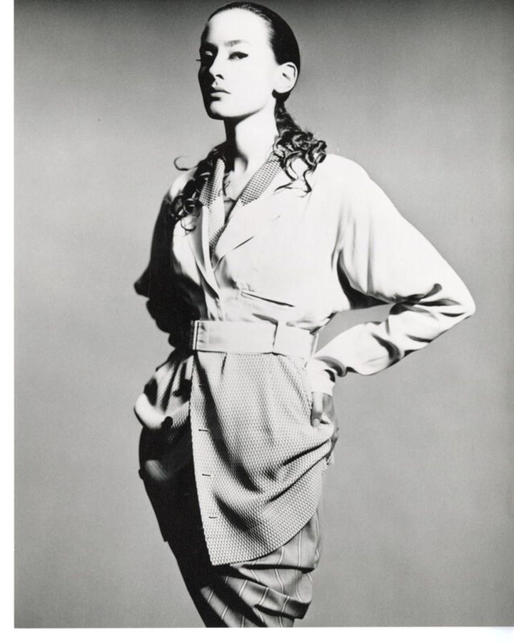 マリナ・イー 1988年春夏コレクションより。