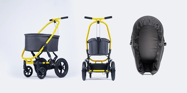 キュリオ、子育て後のベビーカーをペットカートやマルチカートに変えるユニット発売！