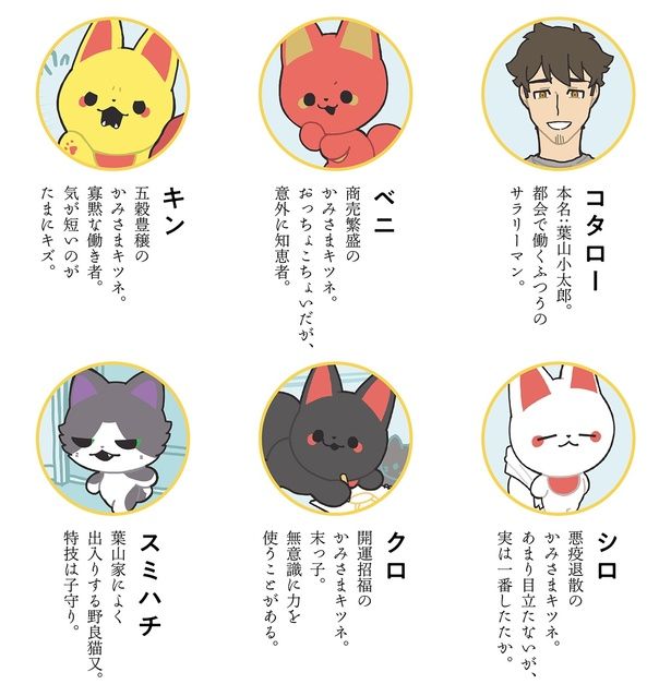 登場人物紹介 （C）ヤシン／KADOKAWA