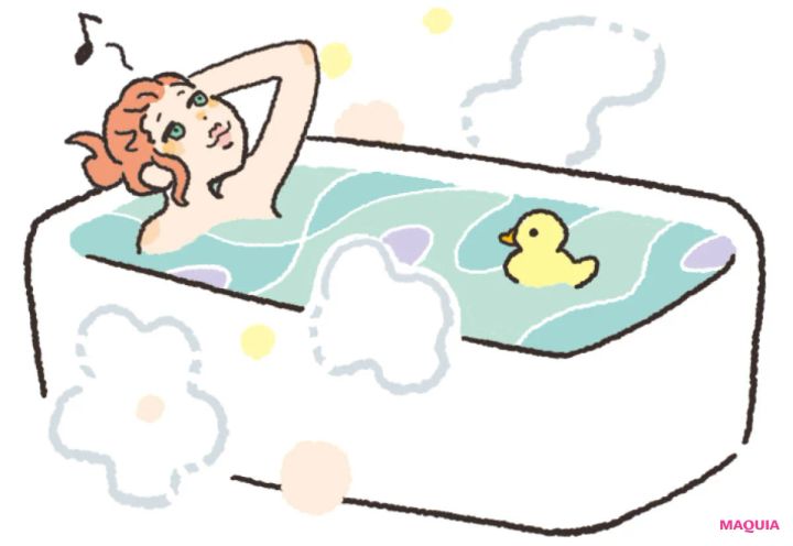 黄みぐもり（色素タイプ）が気をつけたいこと 入浴