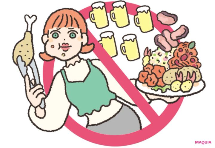 赤みぐもり（皮脂タイプ）が気をつけたいこと 食事