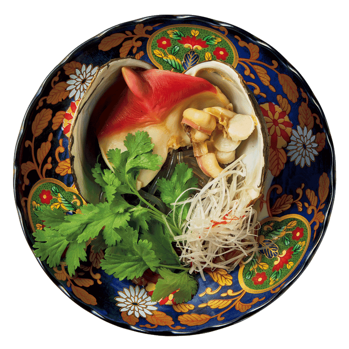 北寄貝の湯引き 香港フィッシュソース