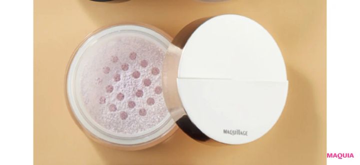 黄ぐすみにおすすめのフェイスパウダー マキアージュ エッセンスグロウキープパウダー シアーラベンダー 長井かおり