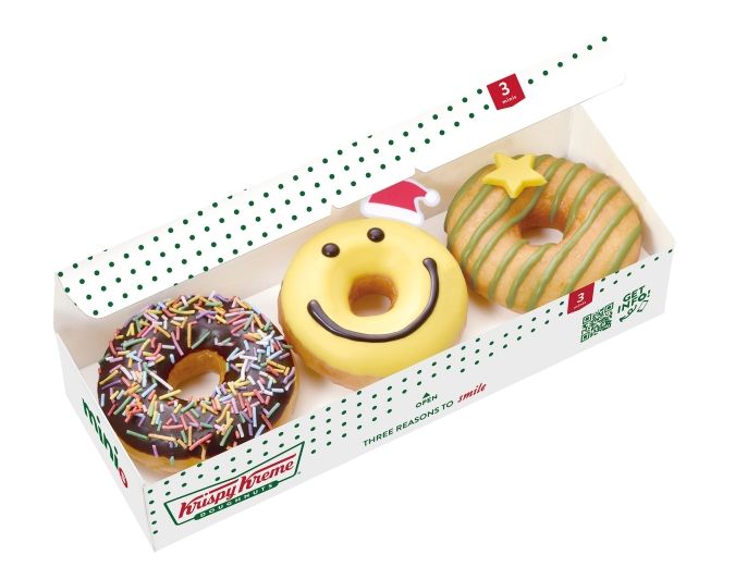 クリスピー・クリーム・ドーナツ ホリデーミニミニボックス（3個）