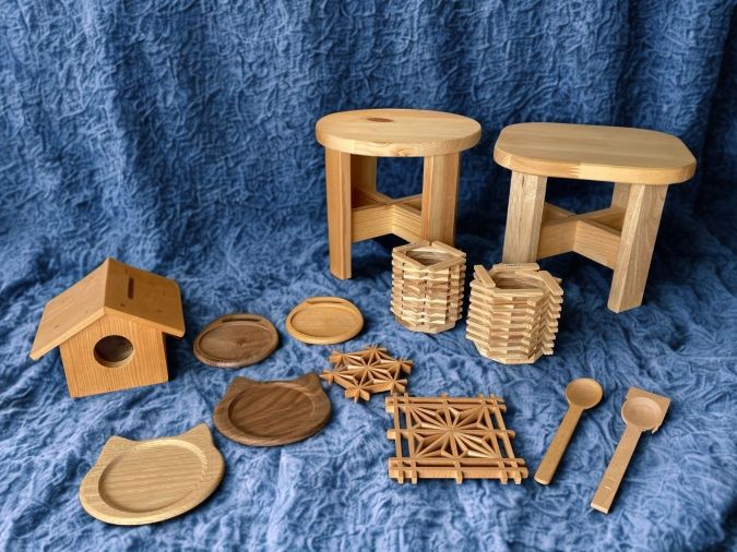 大川TERRAZZA 木工作品