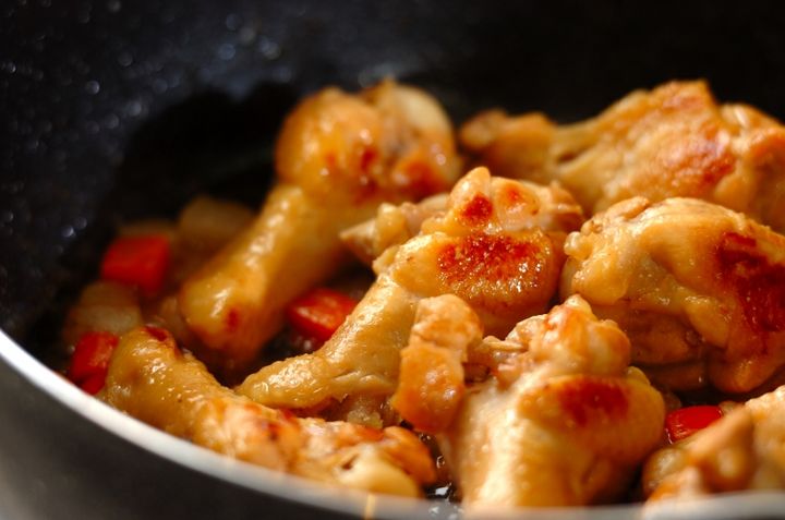 手羽元のリンゴジュース煮の作り方4