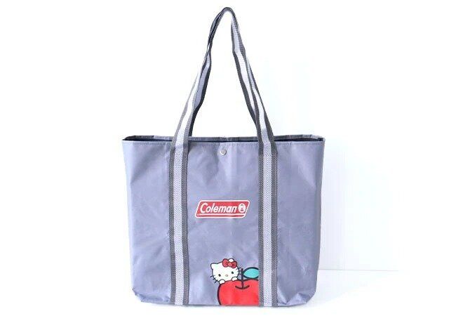 Coleman×HELLO KITTY [コールマン×ハローキティ] たっぷり入る！ 長い持ち手で肩がけできる！ 大容量トートバッグ
