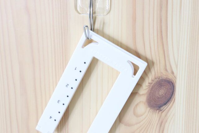 セリア 置いて量れるパスタメジャー フック 収納方法