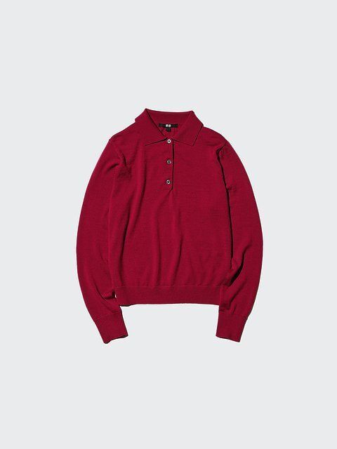 ユニクロのメリノポロセーター