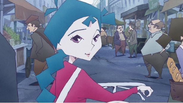 ジュゼッペが一目惚れをする風船売りの女性ペチカ [c]2001 いしいしんじ／新潮社 [c]2025映画「トリツカレ男」製作委員会