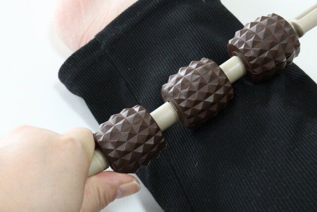 すっきりハンドローラー 背中用 使用例