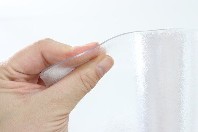 フロアマット（半透明、45cm×90cm） 厚み