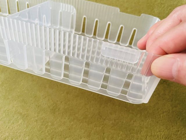 ダイソー フリーザートレーロングクリアー 連結フック