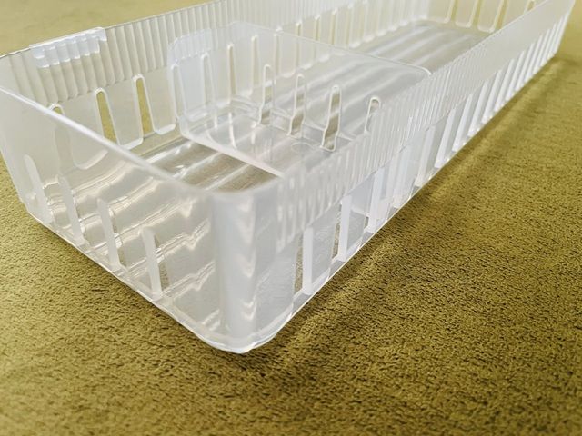 ダイソー フリーザートレーロングクリアー クリア素材