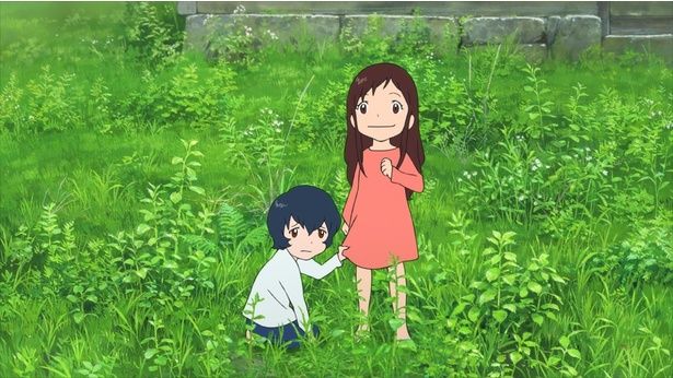 細田守と奥寺佐渡子が共同脚本を務めた『おおかみこどもの雨と雪』 [c]2012 「おおかみこどもの雨と雪」製作委員会