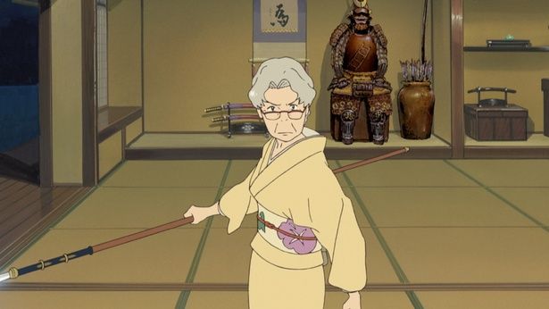 大家族の長で、夏希の曾祖母である栄おばあちゃん(『サマーウォーズ』) [c]2009 SUMMERWARS FILM PARTNERS