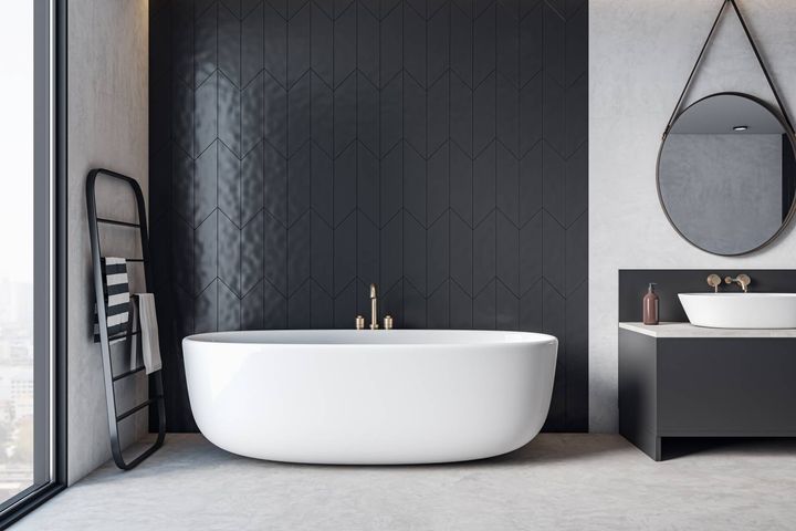 バスルーム 人気運 下がる 黒