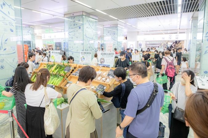 つばめマルシェ with FUKU MARCHE STORE 会場の様子