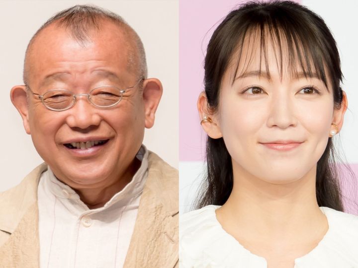 笑福亭鶴瓶（左）と吉岡里帆（右） クランクイン！ width=