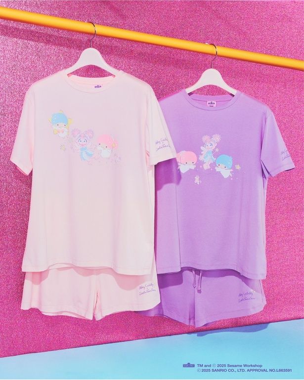 「ルームウェア(Tシャツ&ショートパンツSET)」(9350円)