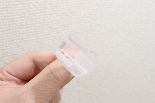 セリア ポール用クリアフック 2P 滑り止め