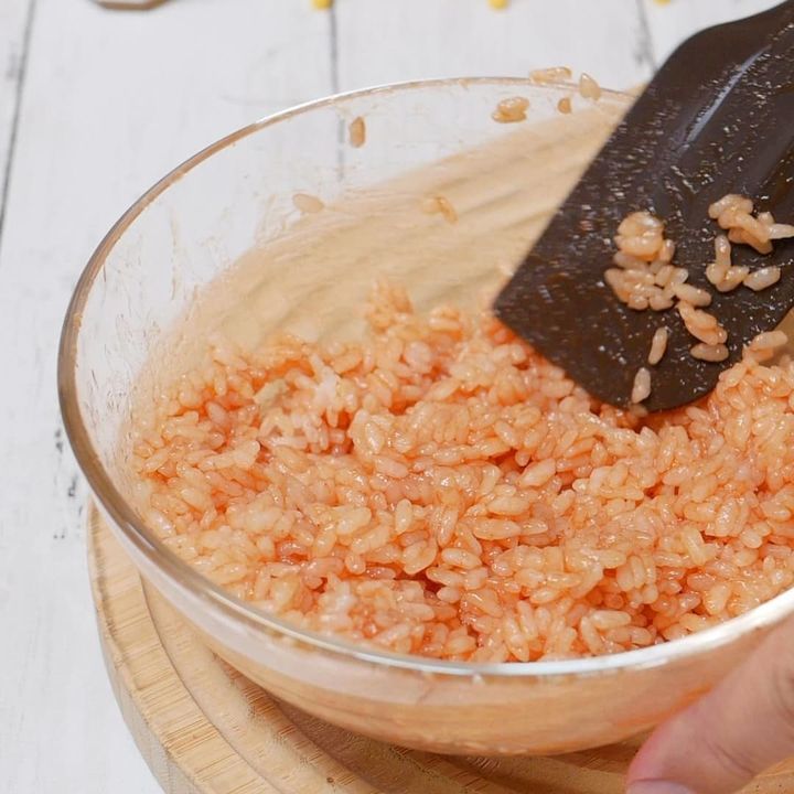 かわいいオムライスおにぎり手順01