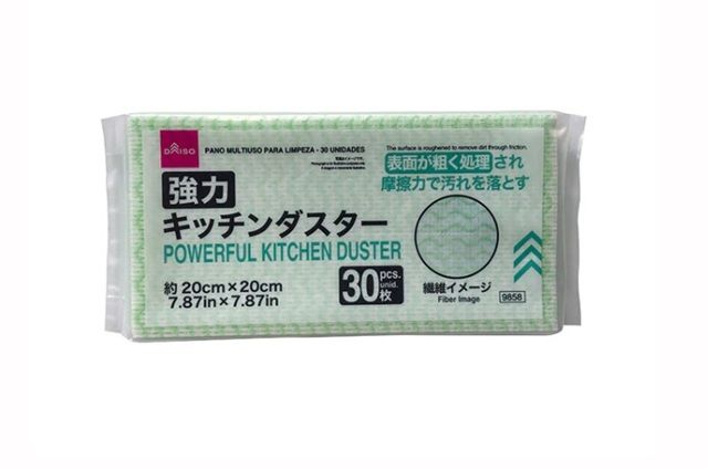 ダイソー キッチン強力ダスター（３０枚）