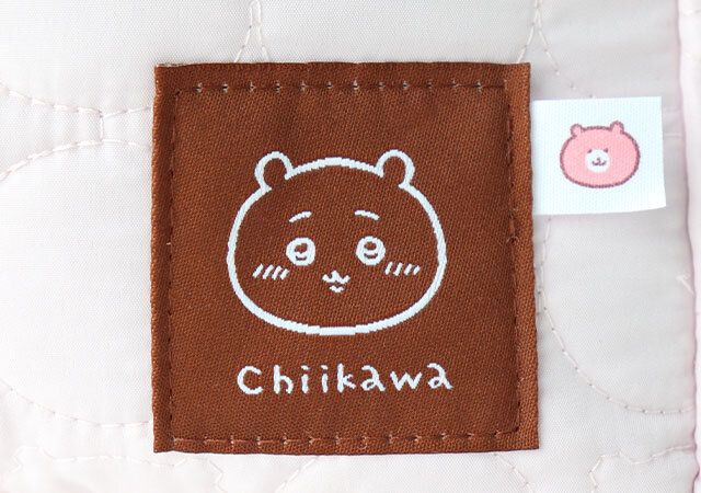 ちいかわキルティングバッグブラウンタグ