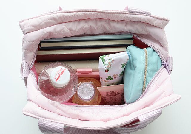 ちいかわキルティングバッグ収納力