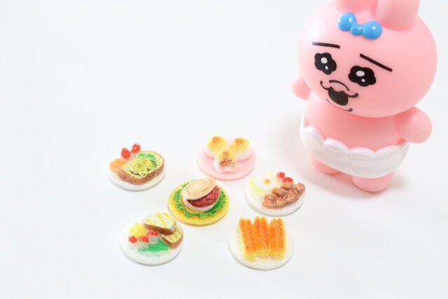 ダイソー デコパーツ（洋食） デコパーツ（中華料理） サイズ感 ミニチュア