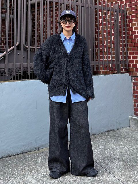 ニットカーディガンコーデ5