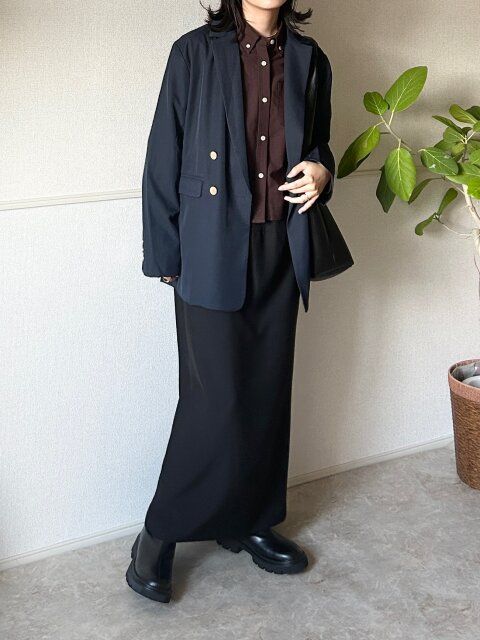 Style②お仕事にも◎ジャケットで真面目モードに