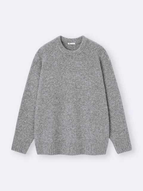 2025gu秋冬女性おすすめパフニットプルオーバー