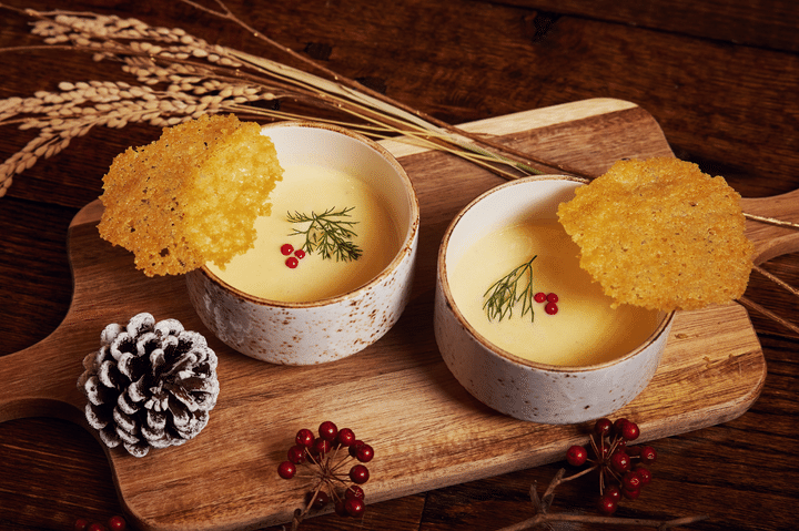 野菜とお米のチュイルのスープ 