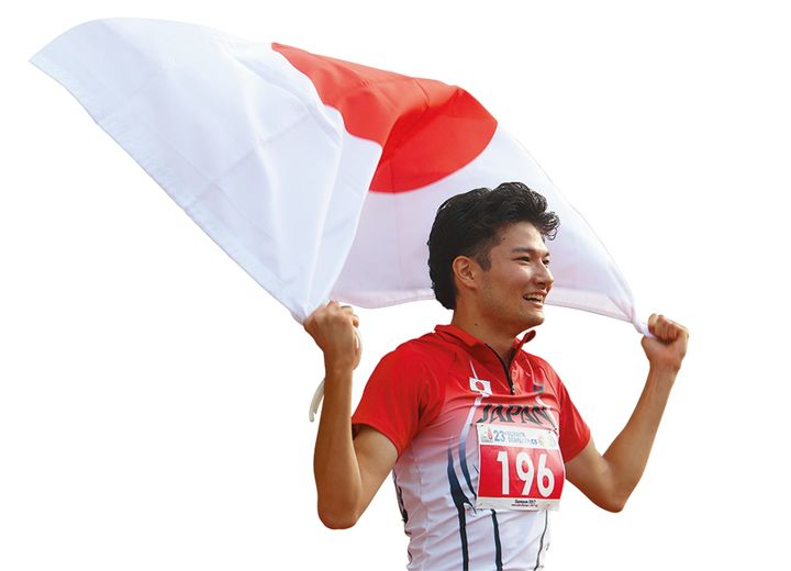 山田真樹選手 2017年のサムスン大会で3つのメダルを獲得。