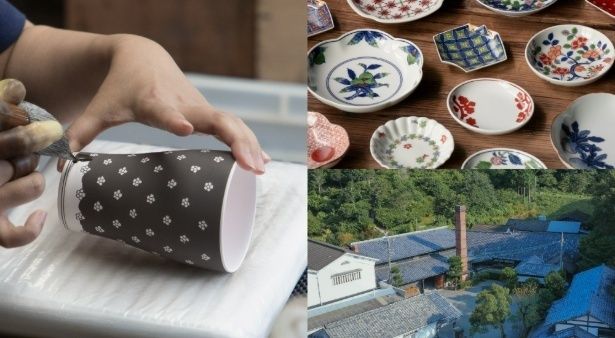 270年余の歴史をもつ源右衛門窯では、職人による手仕事で器を製作。伝統技法を守りながら、現代の食卓にも調和する美しさを追求している