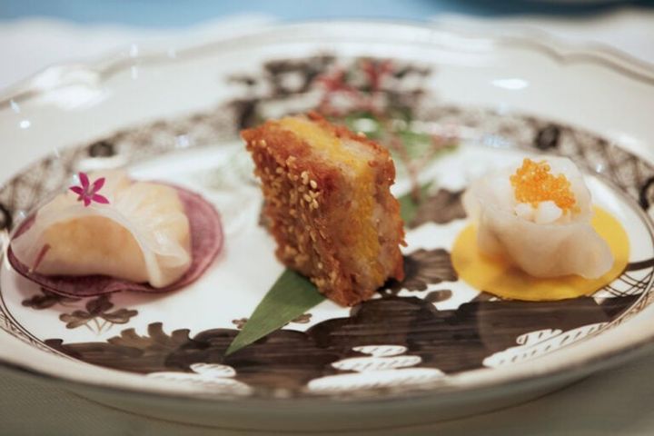 さまざまな風味と食感が感じられる口福の点心たち。