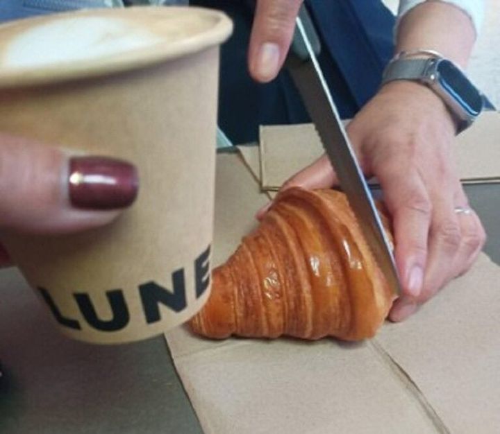 メルボルン「Lune Croissanterie」のさくさくクロワッサン