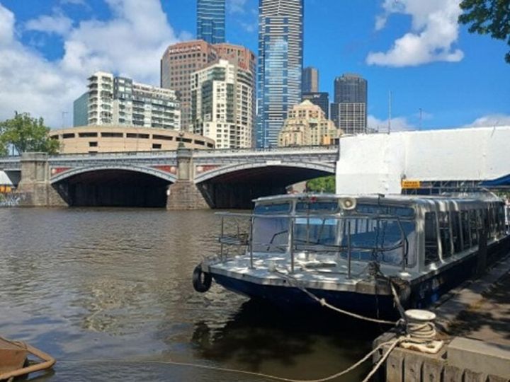 メルボルンの雰囲気よい川沿い