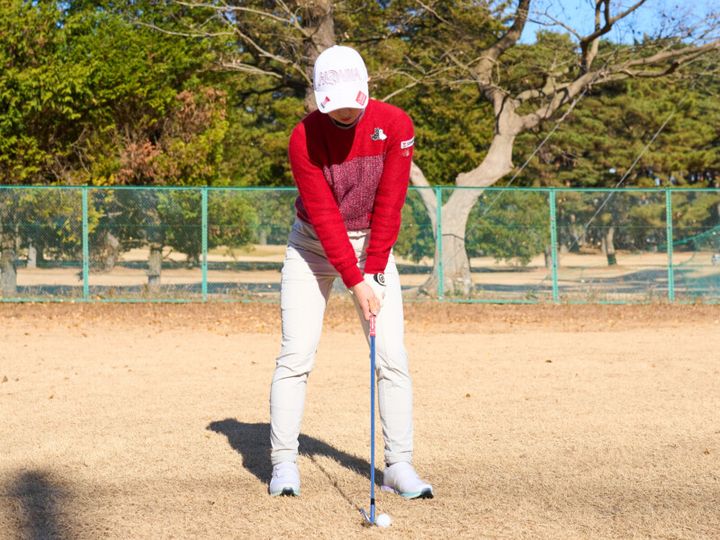 女子プロが教えるフェードボールの構え！正しいのはどっち？