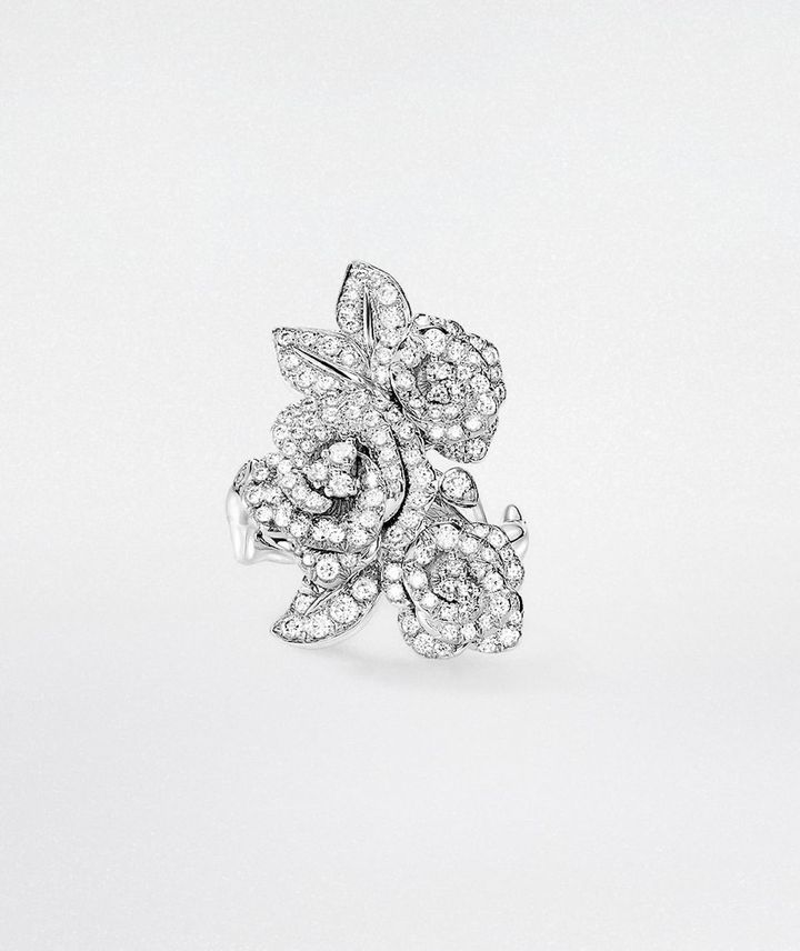 「ローズ ディオール バガテル」リング（WG×ダイヤモンド）￥5,800,000