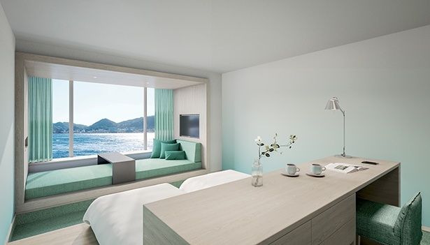 【写真】入口の照明一括スイッチと空調・換気システムを連動させる仕組みを導入した客室