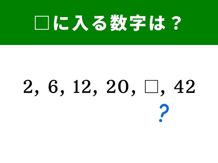 数字の並びに隠れたルールを見抜く「規則性クイズ・初級編」！ 一見すると難しく感じるかもしれませんが、“増え方”に注目すればヒントが見えてきます。